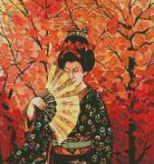 Artecy Cross Stitch -  Japanese Lady 4