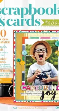 Scrapbook and Cards Today  Summer 2017