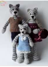 Cherry Berry Crochet - Cats family