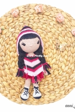 Anni gurumi - Anna Suppanz - Cherokee girl Namida