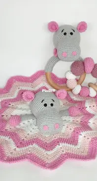 Crochet baby girl set