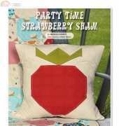 Melissa Lunden-Party Time Strawberry Pillow-Free Pattern