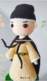 Pang Xiao Sen Handmade - Duo Duo Xiao Q - A Young Man in Ancient Costume - Chinese