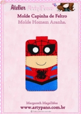 Atelier Arty Pano--Spiderman-Felt Mobile Phone Case/Portuguese