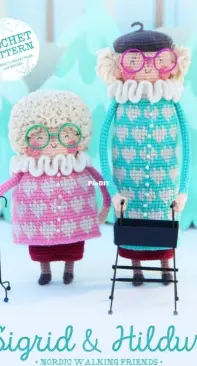 Grannys Crochet Hook and Gwilami - Masha Yarkova and Gwilym K - Sigrid and Hildur - Nordic Walking Friends