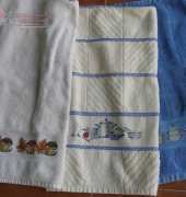 Kitchen towels cross stitch - Trapos de cocina