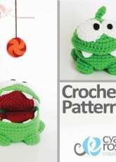 Cyan Rose Creations - Roseberry Arts - Rose San - Om Nom - Cut The Rope