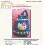 Daphnes Bags - Daphne Mah - Hello Kitty Side/Backpack Plus Towel Holder