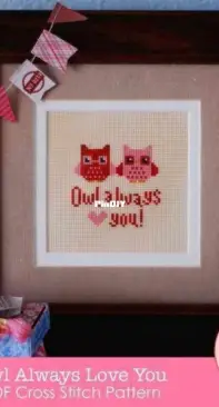 The Frosted Pumpkin Stitchery - Owl Always Love You