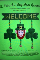 Dancing Dolphin Patterns 385 St Patricks Day Door Greeter