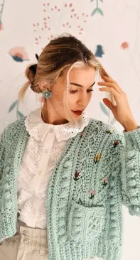 Aleli Deco Crochet - Cardigan Amapola + vídeos - Spanish