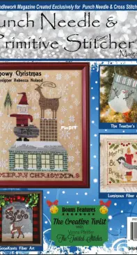 Punch Needle and Primitive Stitcher 2022 Winter-Christmas