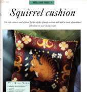 Discovering Needle Craft Needlepoint Project 4 Squirrel Cushion