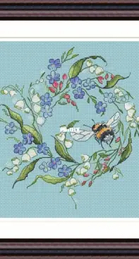 Wreath Of Lilies Of The Valley by Olga Knyazeva / Князева Ольга