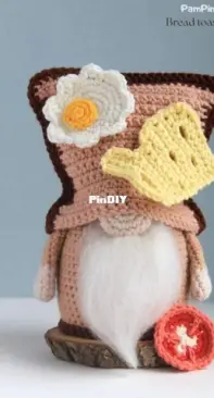 Pam Pino Design - Nazeli Mkrtchyan-Tadevosyan - Toastie Bread Gnome (ENGLISH)