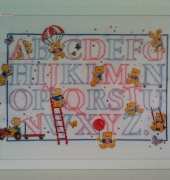 Alphabet with Teddy bears by Vervaco