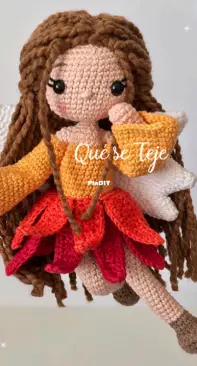 Que Se Teje Amigurumis - Melisa Valdes - Dríade the Forest Nymph