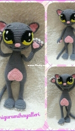 Olya Usolya Amigurumi - Pink Panther and Cat Lucienne
