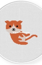 Daily Cross Stitch - Relax Kitty