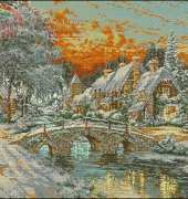 Anchor Maia 5678000-01062 Cobblestone Christmas - Thomas Kinkade