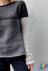 TextureTide Pullover by Judy Brien/WoolanMe