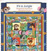 Thimble Art-It's A Jungle Free Foundation Pieced Pattern
