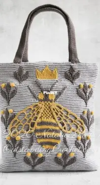 Outstanding Crochet - Natalia Kononova - Queen Bee Bag and Pillow