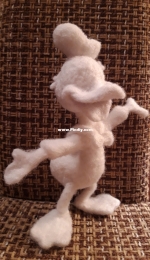 Donald's ghost - needle felting