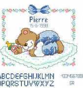 Vervaco 70.490 Boy birth sampler