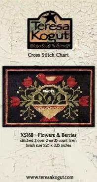 Teresa Kogut Creative Whims - XS168 Flowers and Berries XSD