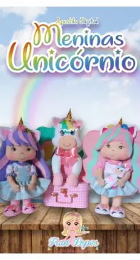Atelie Feltros Magicos - Fran Lopes - Unicorn Girls - Meninas Unicornio - Portuguese