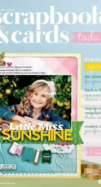 Scrapbook and Cards Today Spring 2015