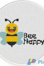 Daily Cross Stitch - Bee Happy