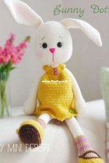 Tiny Mini Design - Bunny  Dotty - English