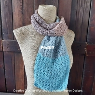 Creative Crochet Workshop - Joanita Theron - Snazzy Color Scarf - Free