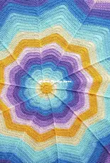 The Crochet Fix - Farrah Jane Tate - 008 - Spoke Flower Blanket - Free