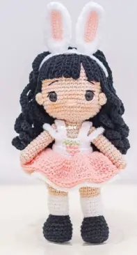 Croche da Thai - Thaissa Carvalho - Bunny Doll - Boneca Coelhinha - Portuguese