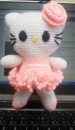 Hello kitty crochet amigurumi