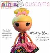 Aha Customs-Maddy Lou Dress for Lalaloopsy