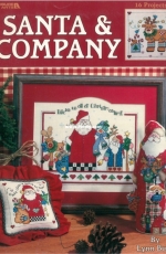 Leisure Arts - 3093 - Santa and Company