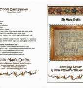 Lillie Mae's Crafts- School Days Sampler