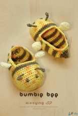 Kittying - Meinu Xing - Belle Ying - BB01-Y-PAT - Bumble Bee Baby Booties