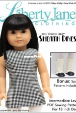 Liberty Jane Clothing - Sheath Dress & Spats for 18" Doll