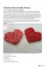 Valentine Heart Scrubbies by Darcie Laack/DarZeeDoats Designs-Free