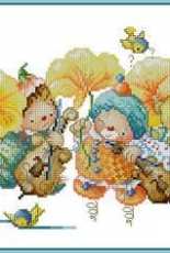 Lanarte 23009 Violin and Violets by Maria van Scharrenburg XSD/PCS