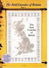 The Real Counties of Britain by Mary Hickmott from New Stitches issues 93 to 96