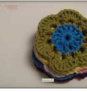 Melmaria - Colorful Flower Coasters