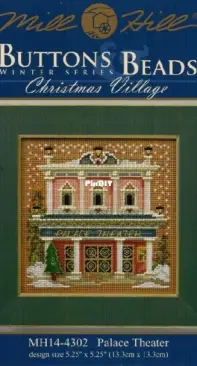 Mill Hill Button & Beads Christmas Village MH14-4302 Palace Theater