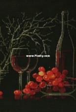 Riolis 1239 "Still life with red wine"