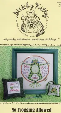 Stitchy Kitty SKNF14 No Frogging Allowed PCS + XSD